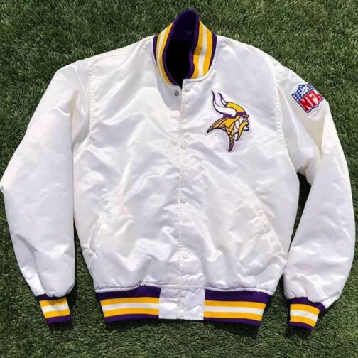 Minnesota Vikings Satin Jacket