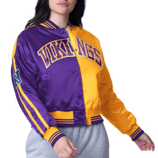 Minnesota Vikings Zone Blitz Purple/Gold Jacket