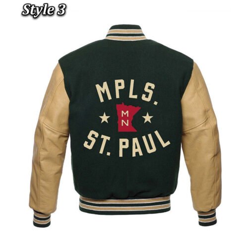 Minnesota Wild Classic Varsity Jacket - Image 12