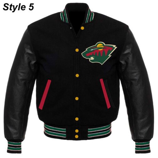NHL Minnesota Wild Varsity Jacket - Image 5