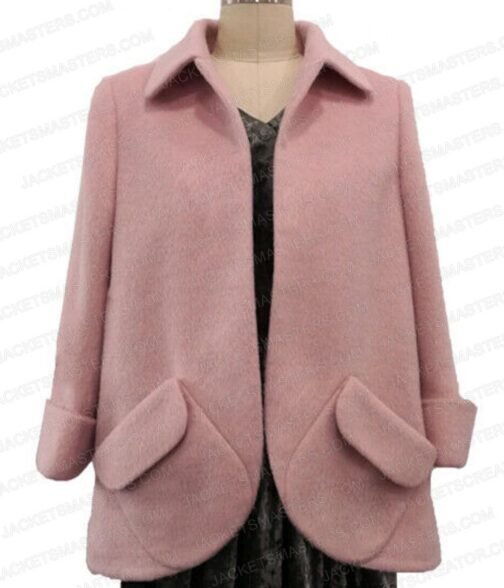 Mrs Maisel The Marvelous Rachel Brosnahan Pink Wool Blazer