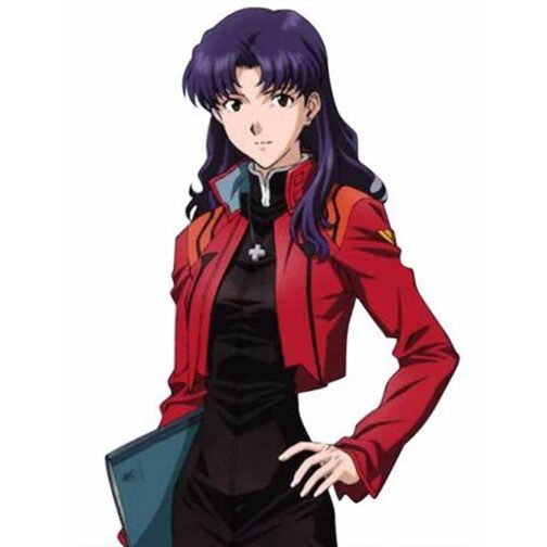 Misato Katsuragi Neon Genesis Evangelion Cropped Jacket - Image 8