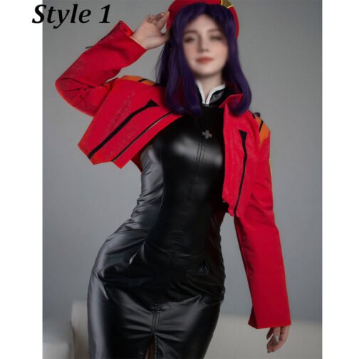 Misato Katsuragi Neon Genesis Evangelion Cropped Jacket - Image 15