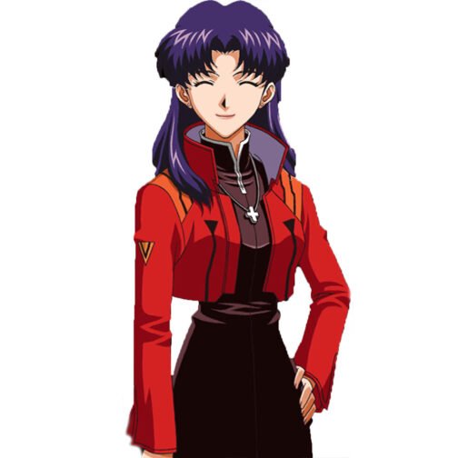 Misato Katsuragi Neon Genesis Evangelion Cropped Jacket - Image 3