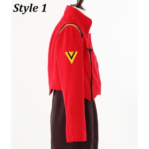 Misato Katsuragi Neon Genesis Evangelion Cropped Jacket - Image 6