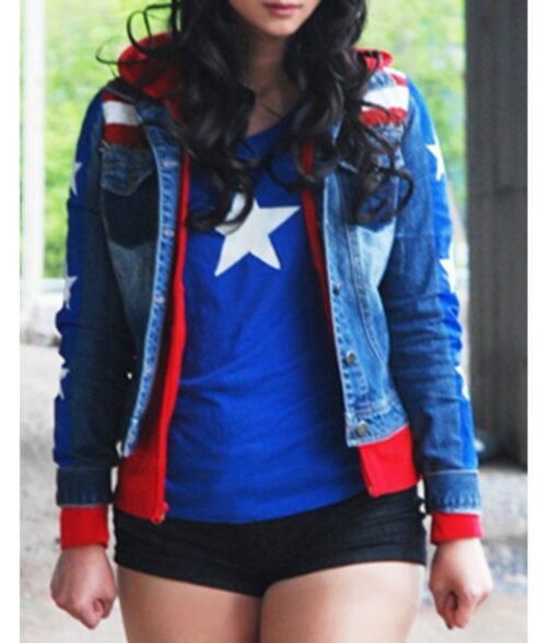 Miss America America Chavez Blue Jacket - Image 4