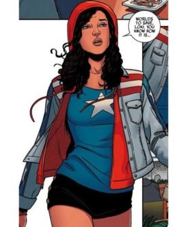 Miss America America Chavez Blue Jacket