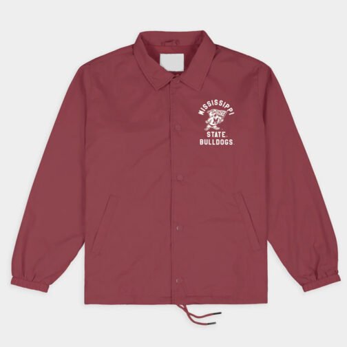 Mississippi State Bulldogs Vintage Logo Coaches Jacket