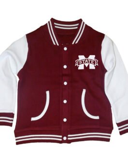 Mississippi State University Maroon Varsity Jacket