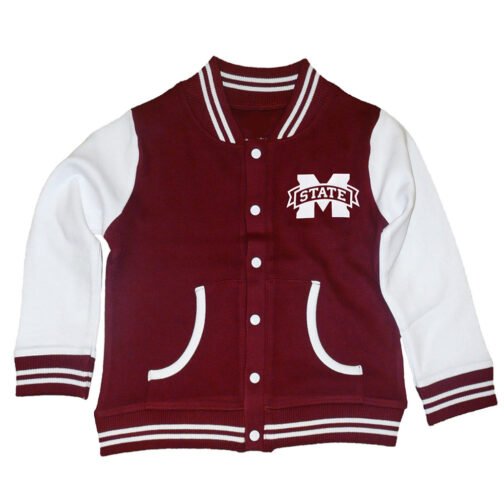 Mississippi State University Maroon Varsity Jacket
