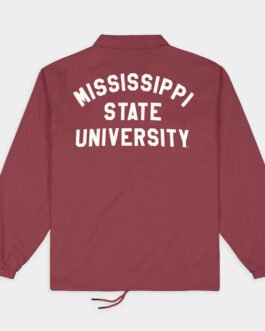 Mississippi State Bulldogs Vintage Logo Coaches Jacket