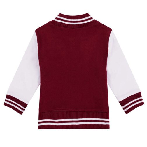 Mississippi State University Maroon Varsity Jacket - Image 2