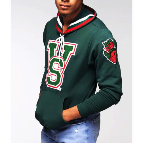 Mississippi Valley State University Letterman Hoodie - Image 4