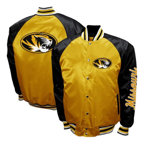 Missouri Tigers The Game Gold Satin Jacket - Image 3