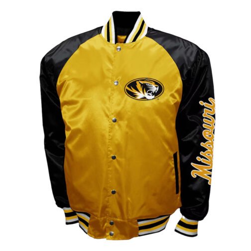 Missouri Tigers The Game Gold Satin Jacket