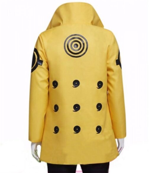 Modo Chakra Del Nueve Colas Naruto Cotton Coat - Image 3