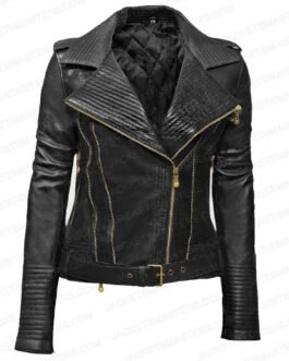 Power Book II Ghost Mary J Blige Black Leather Jacket