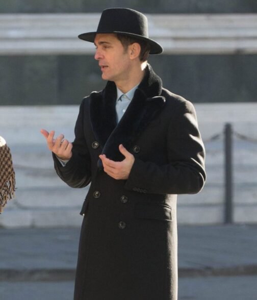 Pedro Alonso Money Heist Season 05 Black Wool Coat - Image 2