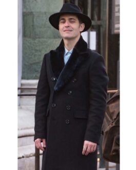 Pedro Alonso Money Heist Season 05 Black Wool Coat