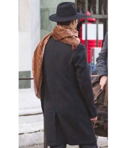 Pedro Alonso Money Heist Season 05 Black Wool Coat - Image 15