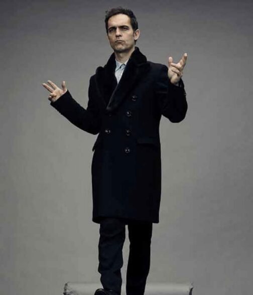 Pedro Alonso Money Heist Season 05 Black Wool Coat - Image 8