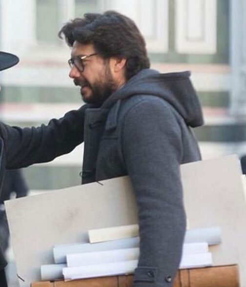 The Professor Money Heist Hooded Duffle Coat - Image 4
