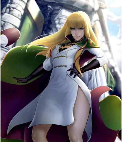 Monica Krushevsky Code Geass Cotton White Tailcoat - Image 3