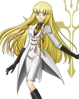 Monica Krushevsky Code Geass Cotton White Tailcoat