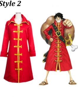 Monkey D. Luffy One Piece Cotton Red Coat