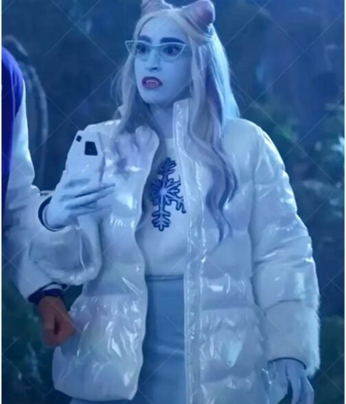 Nasiv Sall Monster High White Puffer Jacket - Image 2