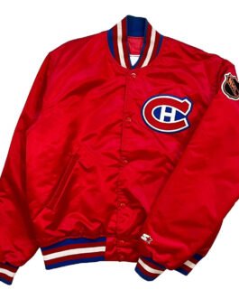 80’s Montreal Canadiens Red Bomber Jacket
