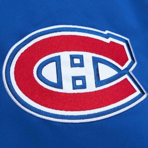Montreal Canadiens Heavyweight Royal Satin Jacket - Image 3