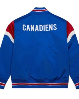 Montreal Canadiens Heavyweight Royal Satin Jacket
