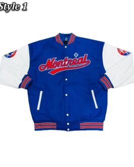 Montreal Expos Varsity Wool/Leather Jacket