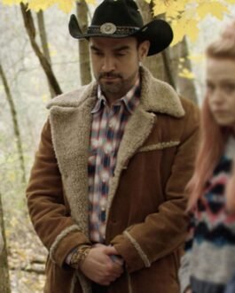 Monuments Javier Munoz Shearling Suede Jacket