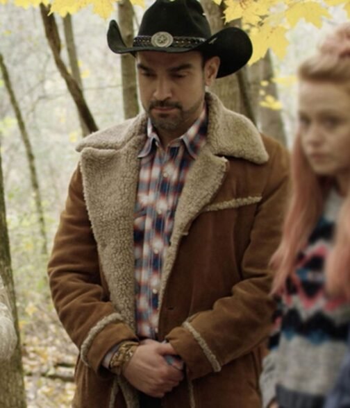 Monuments Javier Munoz Shearling Suede Jacket