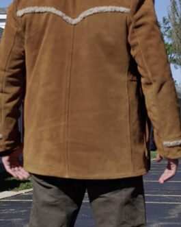 Monuments Javier Munoz Shearling Suede Jacket