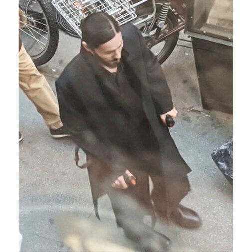 Morbius Jared Leto Black Wool Trench Coat - Image 7