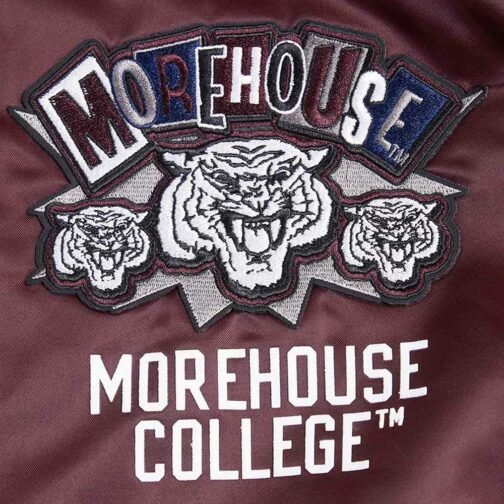 Morehouse College Homecoming Rib Satin Jacket - Image 6