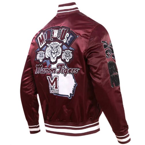 Morehouse College Homecoming Rib Satin Jacket - Image 4