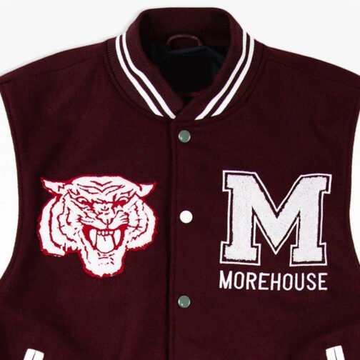 Morehouse College Motto 3.0 Varsity Jacket - Image 3