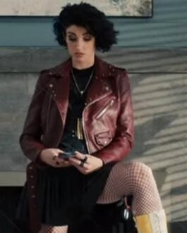 Morgan Taylor Campbell The Imperfects Maroon Studded Jacket