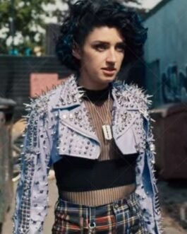 The Imperfects Morgan Taylor Campbell Purple Studded Jacket