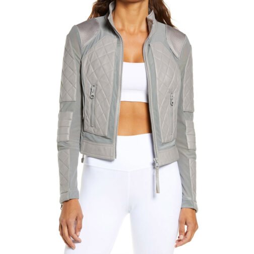 Women’s Moto Leather & Mesh Jacket - Image 16