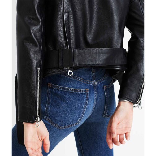 Women’s Motorcycle Ultimate Leather Jacket - Image 4