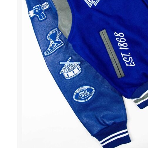 Hampton University Motto 3.0 Varsity Jacket - Image 3