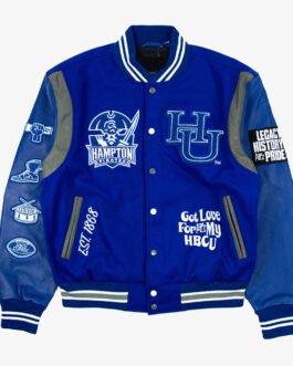 Hampton University Motto 3.0 Varsity Jacket