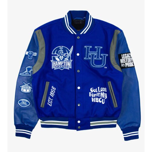 Hampton University Motto 3.0 Varsity Jacket