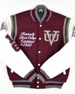 Virginia Union University Motto 3.0 Varsity Jacket