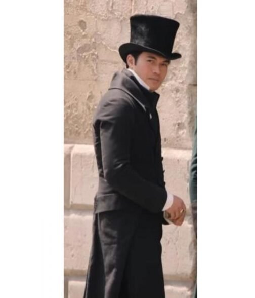 Persuasion Henry Golding Black Coat - Image 8